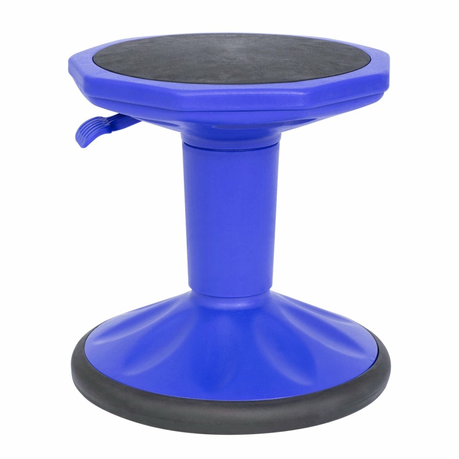 Classroom FLASH Student Wobble Stools | Carter Adjustable Height Kids Flexible Active Stool For Classroom And Home With Non-Skid Bottom, 14" - 18" Seat Height