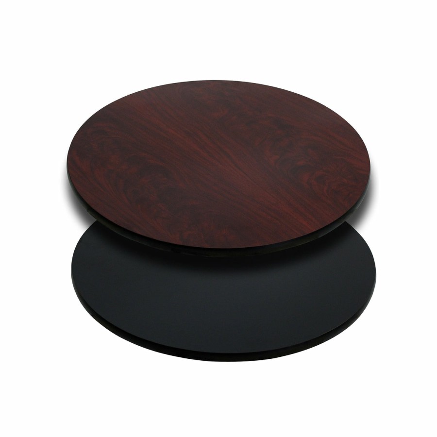 More T&D Restaurant Equipment | 24'' Round Table Top With Reversible Laminate Top