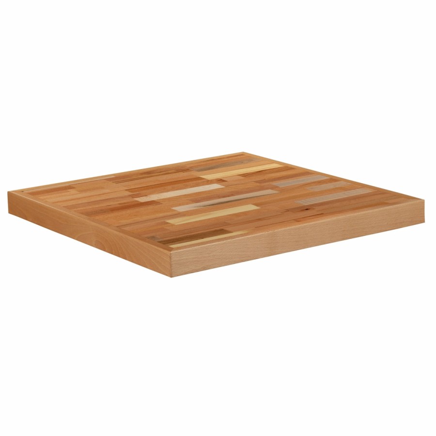 More T&D Restaurant Equipment | Square Butcher Block Style Table Top