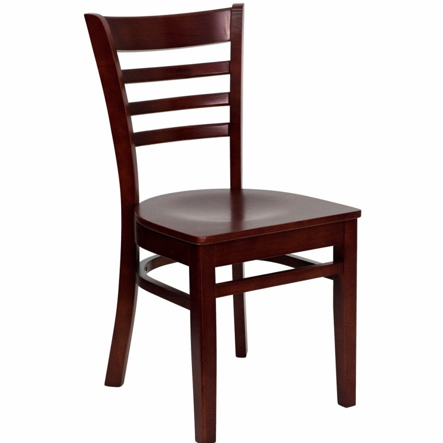 More T&D Restaurant Equipment | Ladder Back Wooden Restaurant Chair