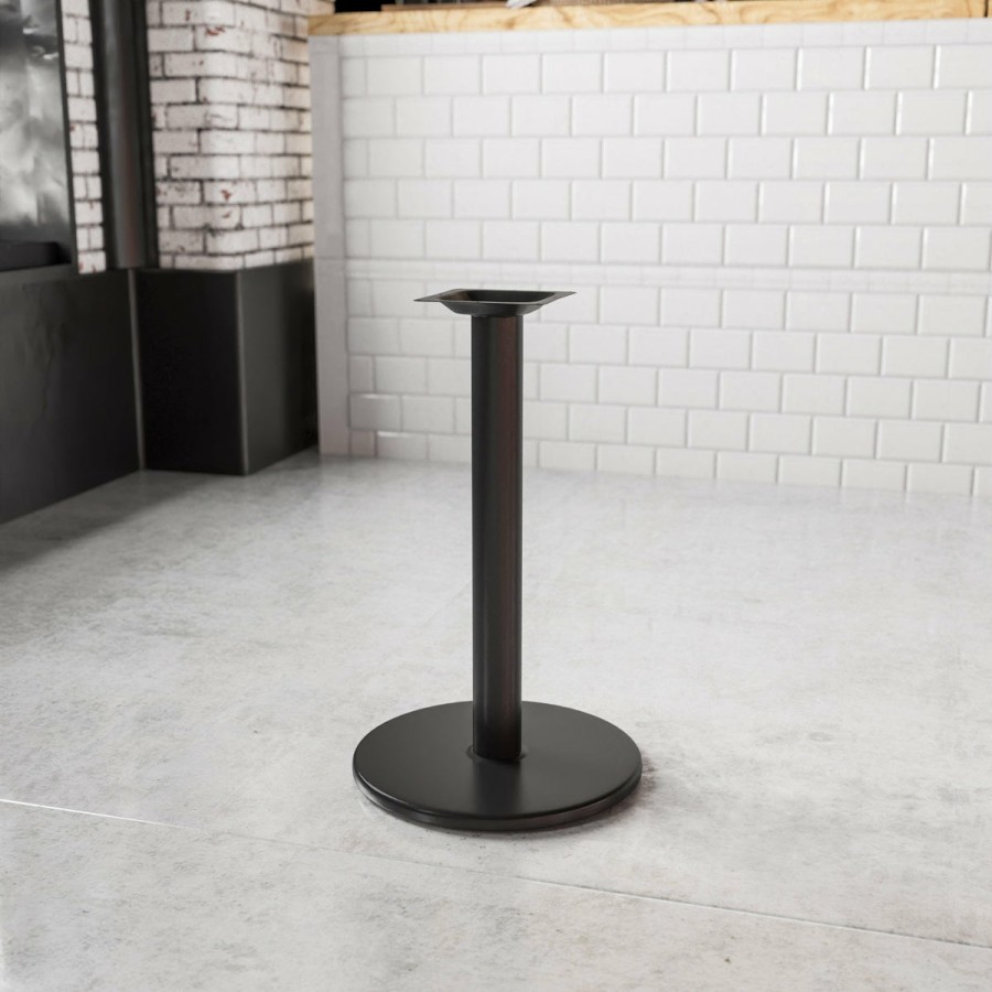 More T&D Restaurant Equipment | 18'' Round Restaurant Table Base With 3'' Dia. Table Height Column