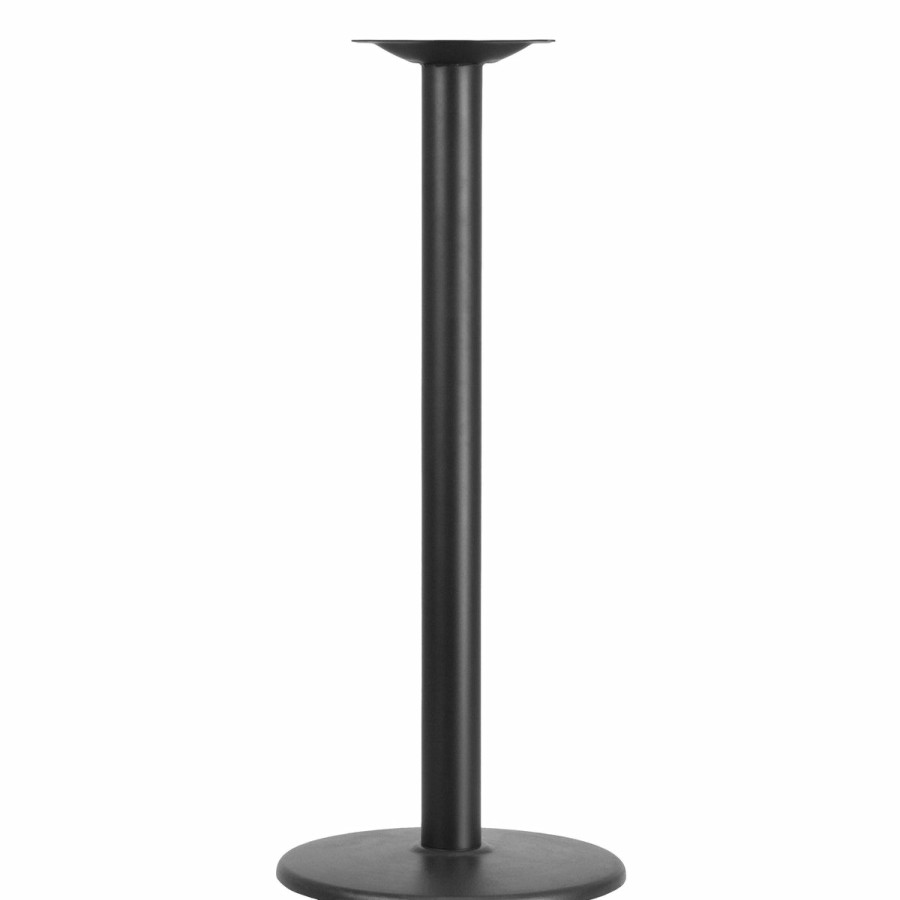 More T&D Restaurant Equipment | 18'' Round Restaurant Table Base With 3'' Dia. Bar Height Column