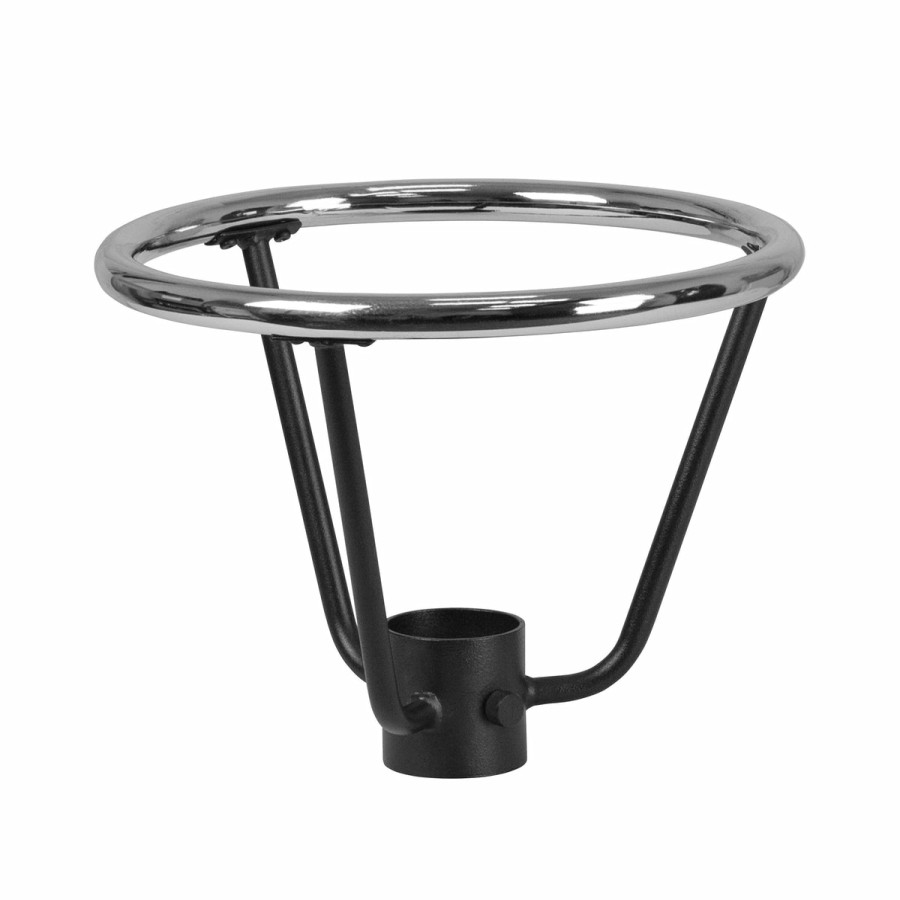 More T&D Restaurant Equipment | Bar Height Table Base Foot Ring With 3.25'' Column Ring - 16'' Diameter