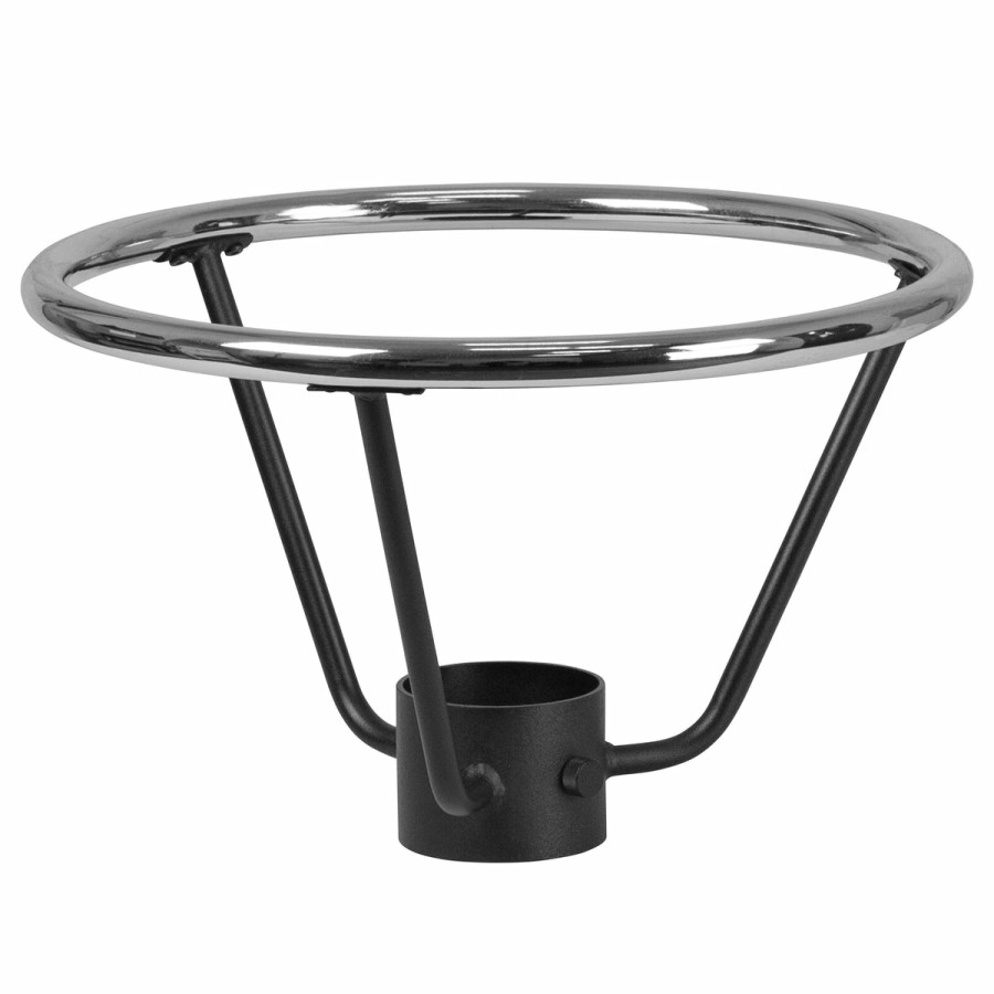 More T&D Restaurant Equipment | Bar Height Table Base Foot Ring With 4.25'' Column Ring - 19.5'' Diameter