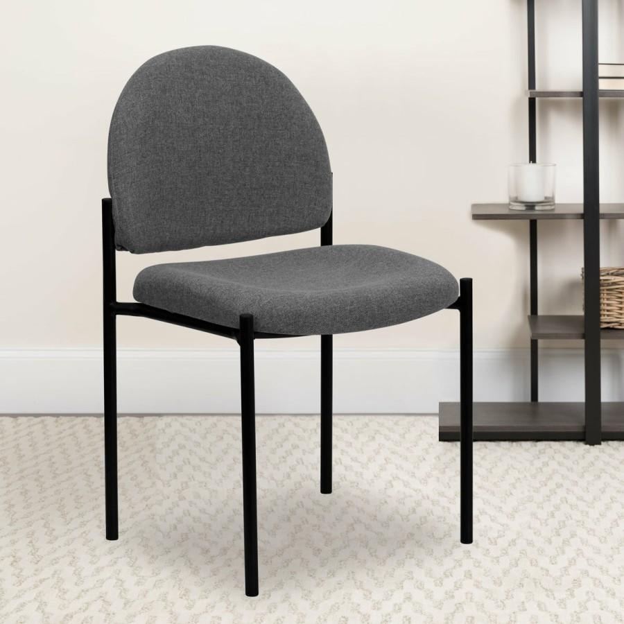 Office & Reception FLASH Reception Stack Chairs | Comfort Stackable Steel Side Reception Chair