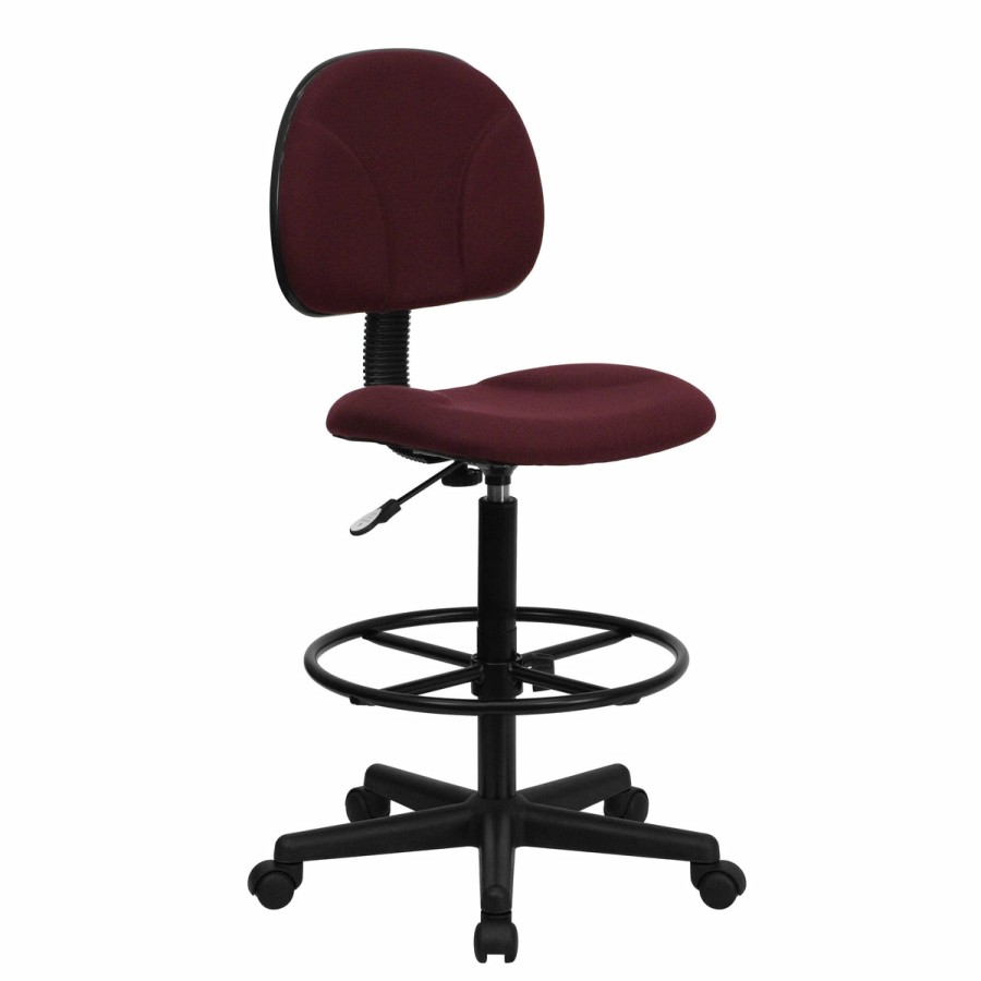 Office & Reception FLASH Drafting Stools | Fabric Drafting Chair (Cylinders: 22.5''-27''H Or 26''-30.5''H)