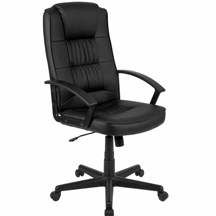 Office & Reception FLASH Task Office Chairs | Flash Fundamentals High Back Padded Task Office Chair With Arms