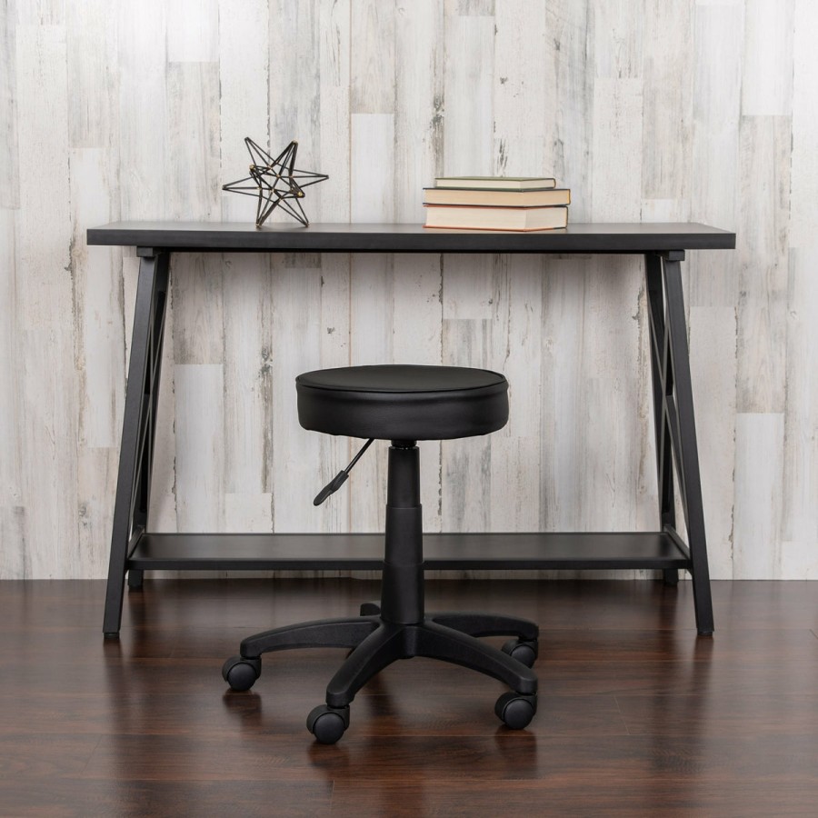 Office & Reception FLASH Medical Specialty Furniture | Adjustable Doctors Stool On Wheels With Ergonomic Molded Seat