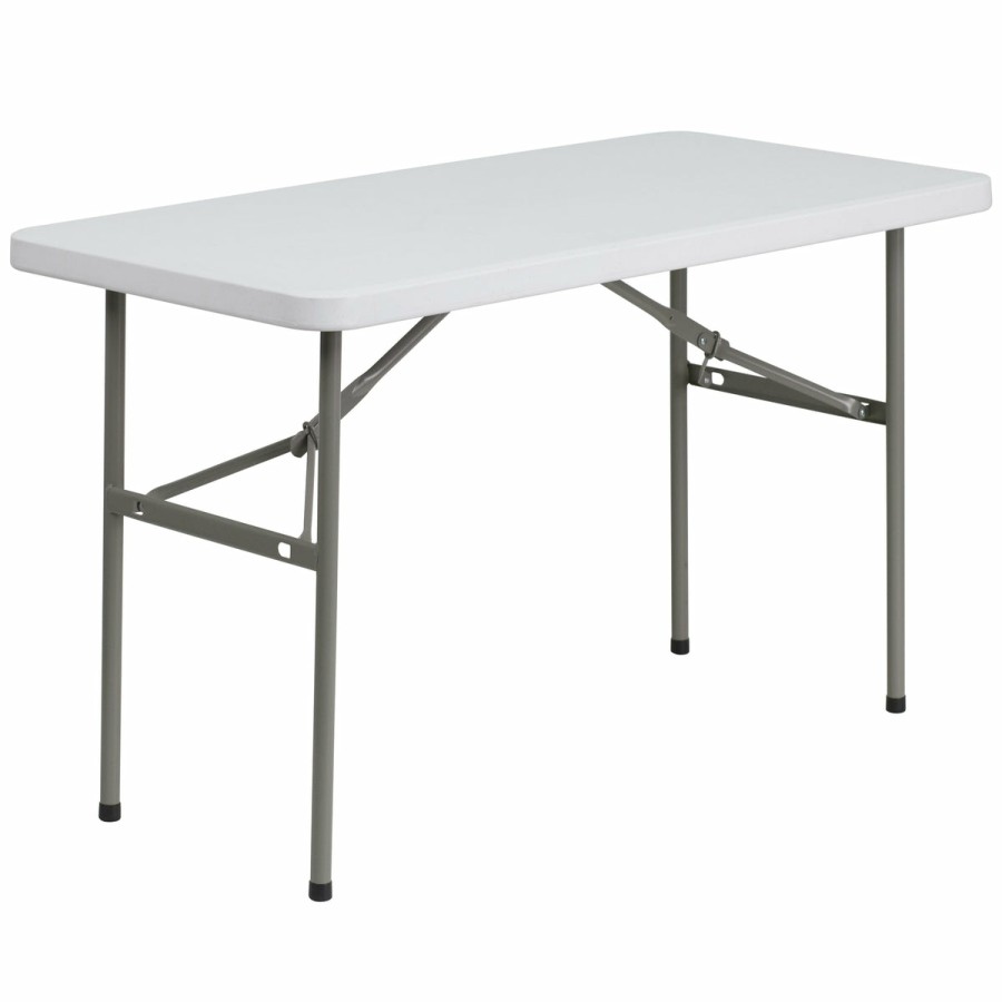 Folding & Event FLASH Plastic Folding Tables | 4-Foot Plastic Folding Table