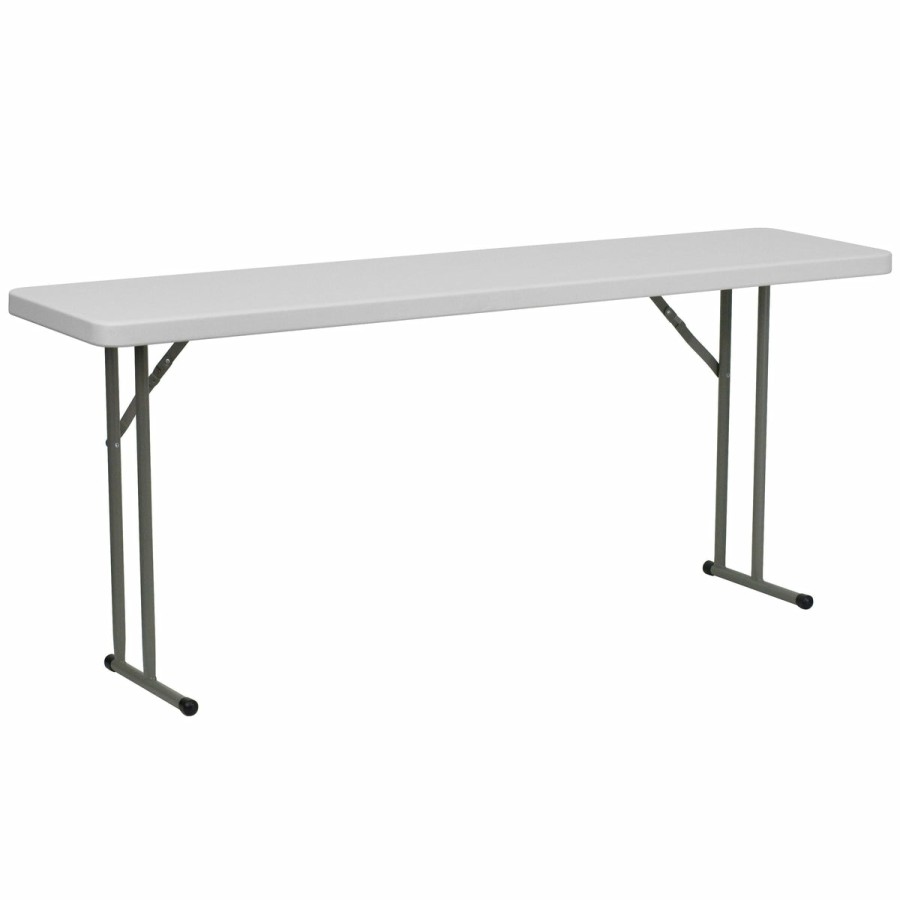 Folding & Event FLASH Plastic Folding Tables | 6-Foot Plastic Folding Training Table