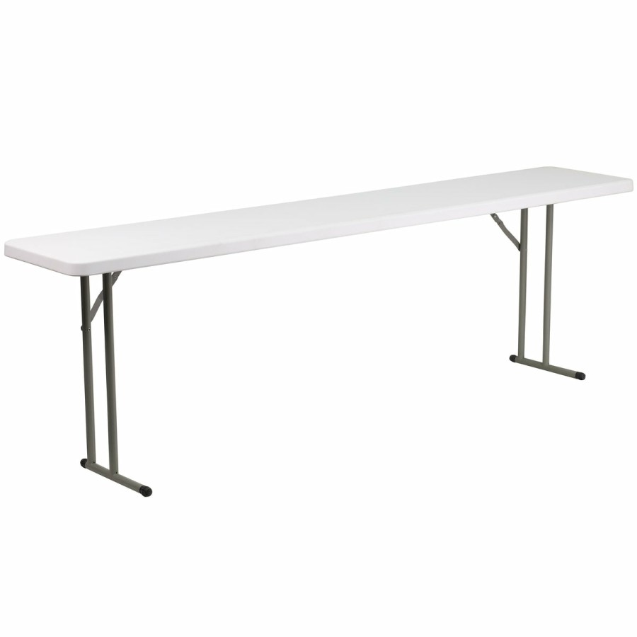 Folding & Event FLASH Plastic Folding Tables | 8-Foot Plastic Folding Training Table