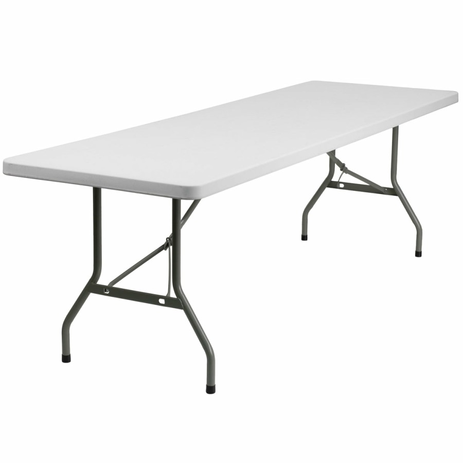 Folding & Event FLASH Plastic Folding Tables | 8-Foot Plastic Folding Table