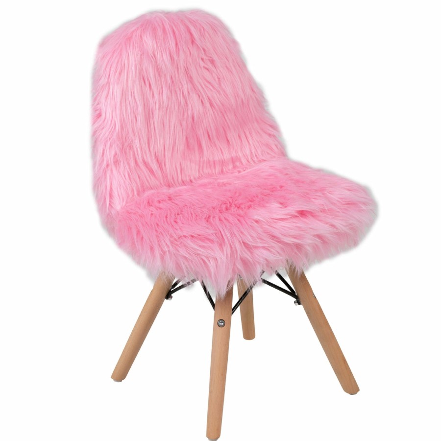 More FLASH | Kids Shaggy Dog Accent Chair