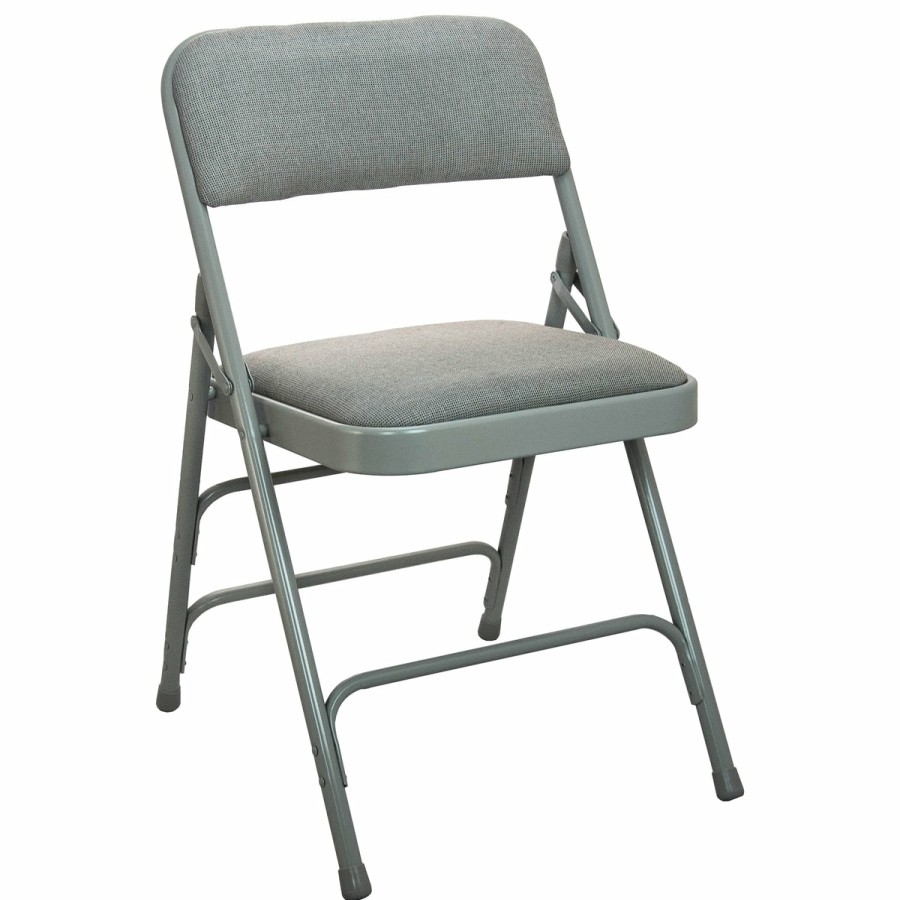 Folding & Event ADVANTAGE Metal Folding Chairs | Advantage Padded Metal Folding Chair - Fabric Seat