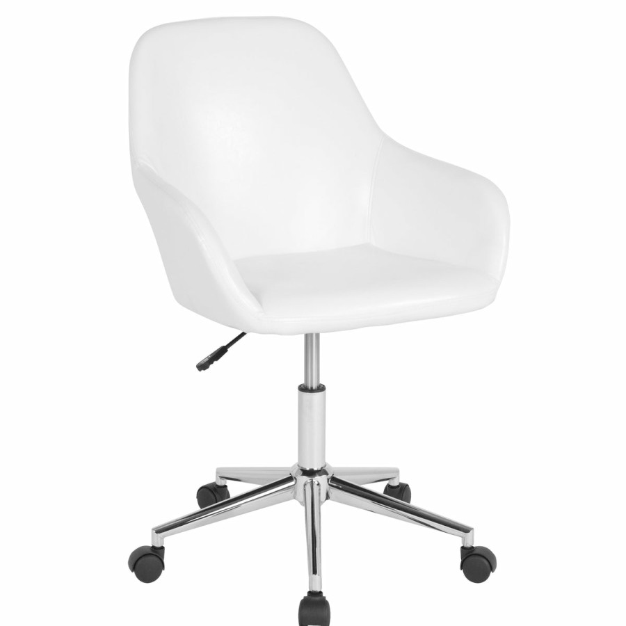 Office & Reception FLASH Task Office Chairs | Cortana Home And Office Mid-Back Office Chair