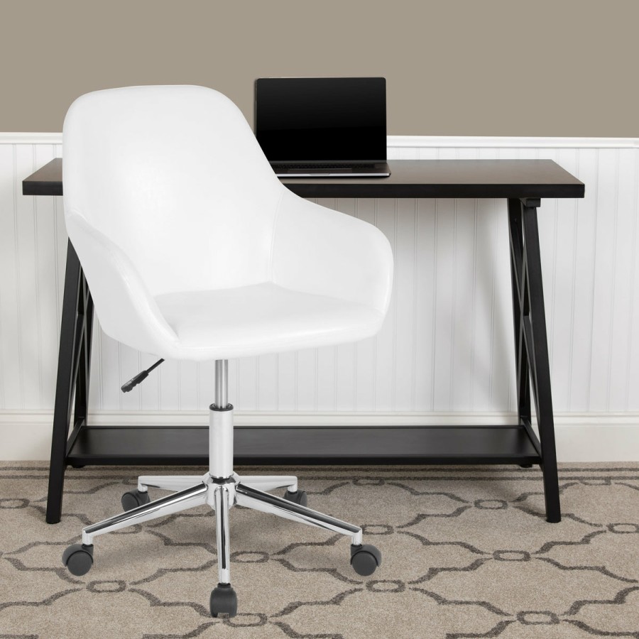 Office & Reception FLASH Task Office Chairs | Cortana Home And Office Mid-Back Office Chair