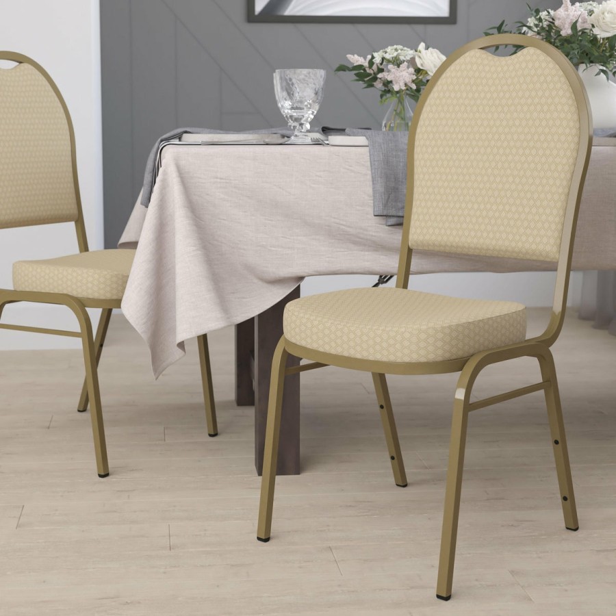 Banquet Chairs FLASH | Hercules Series Dome Back Stacking Banquet Chair