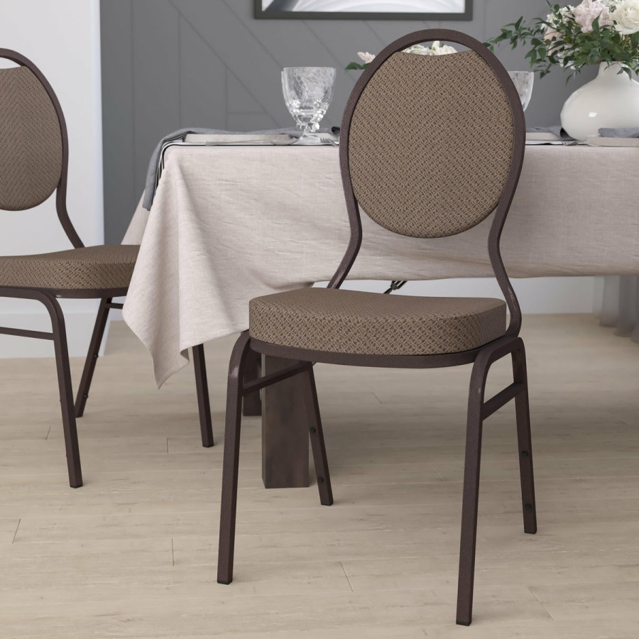 Banquet Chairs FLASH | Hercules Series Teardrop Back Stacking Banquet Chair