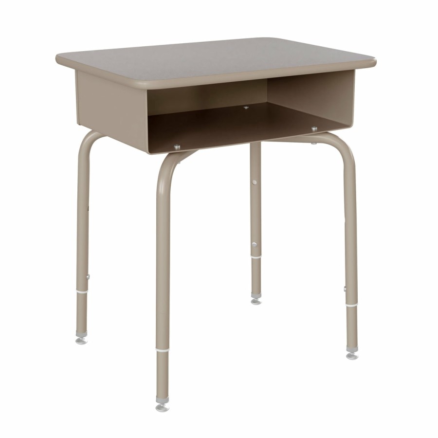 Classroom FLASH Desks & Study Carrels | Student Desk With Open Front Metal Book Box