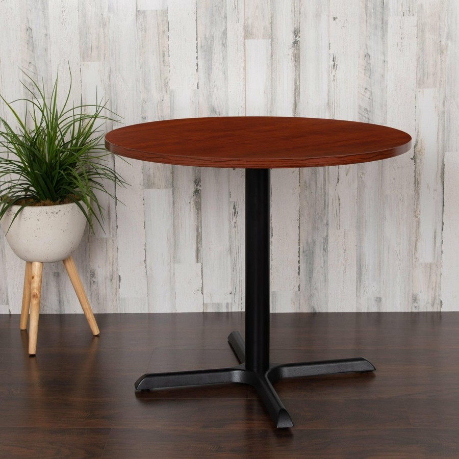 Office & Reception FLASH Conference Tables | 36" Round Multi-Purpose Conference Table - Meeting Table For Office