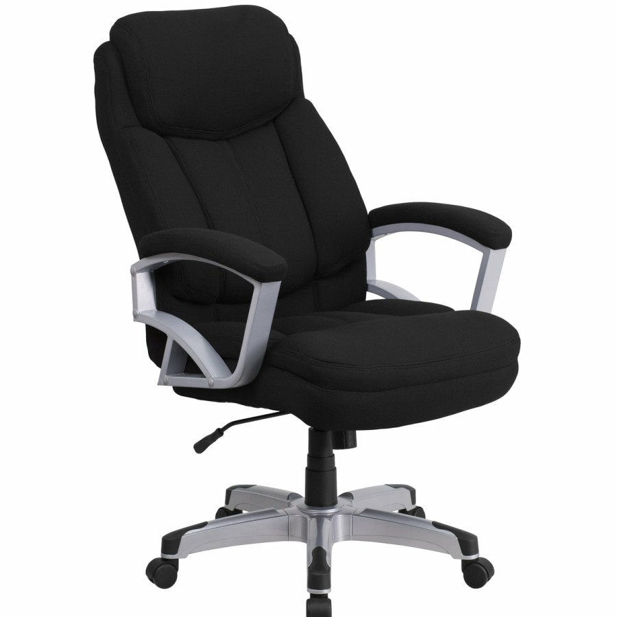 Office & Reception FLASH Big & Tall Office Chairs | Hercules Series Big & Tall 500 Lb. Rated Executive Swivel Ergonomic Office Chair With Arms