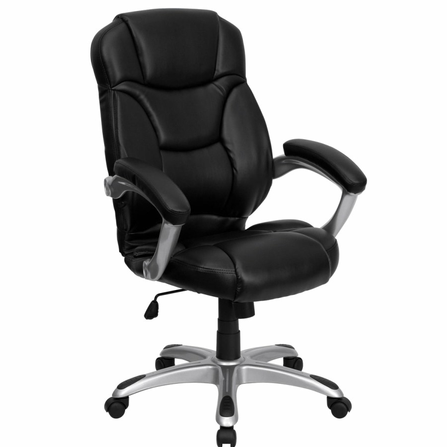 Office & Reception FLASH Executive Office Chairs | High Back Contemporary Executive Swivel Ergonomic Office Chair With Arms