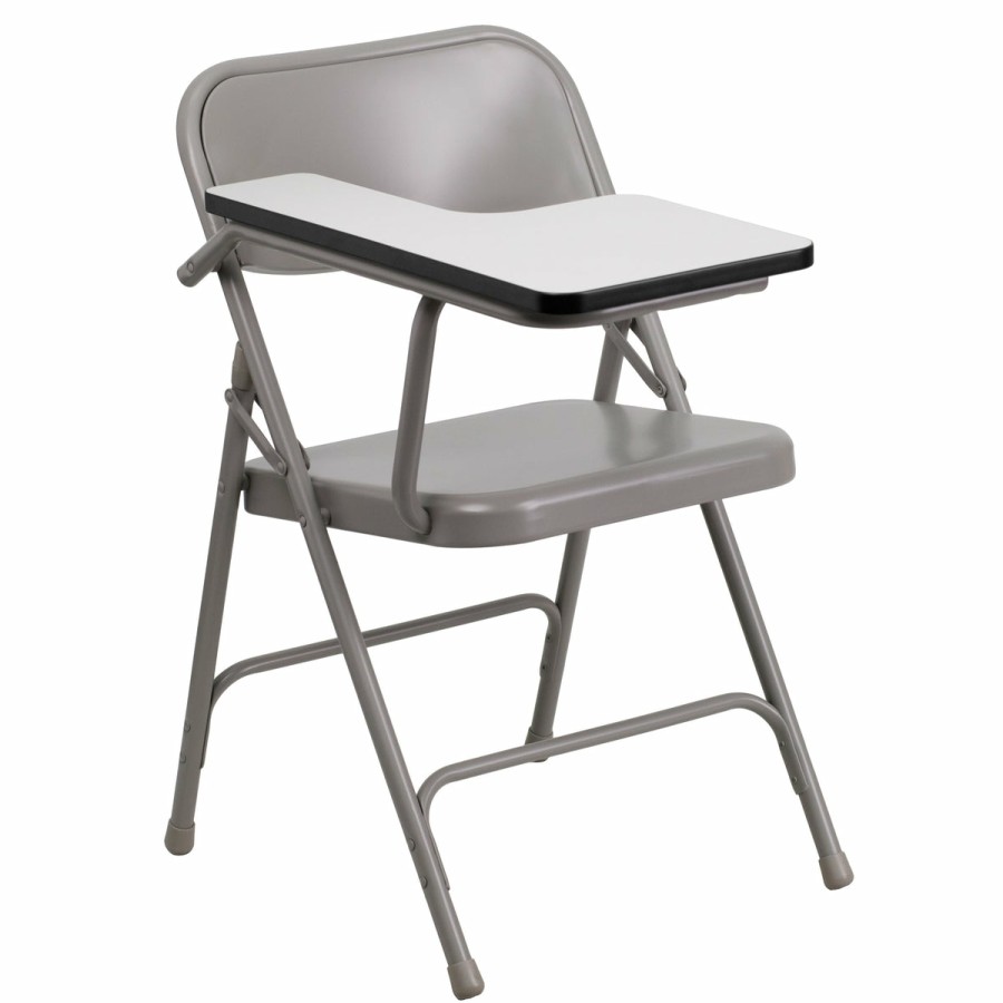 Classroom FLASH Tablet Arm Chairs | Premium Steel Folding Chair With Right Handed Tablet Arm