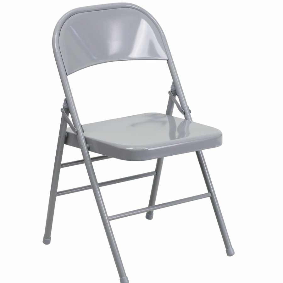 Folding & Event FLASH Metal Folding Chairs | Hercules Series Triple Braced & Double Hinged Metal Folding Chair