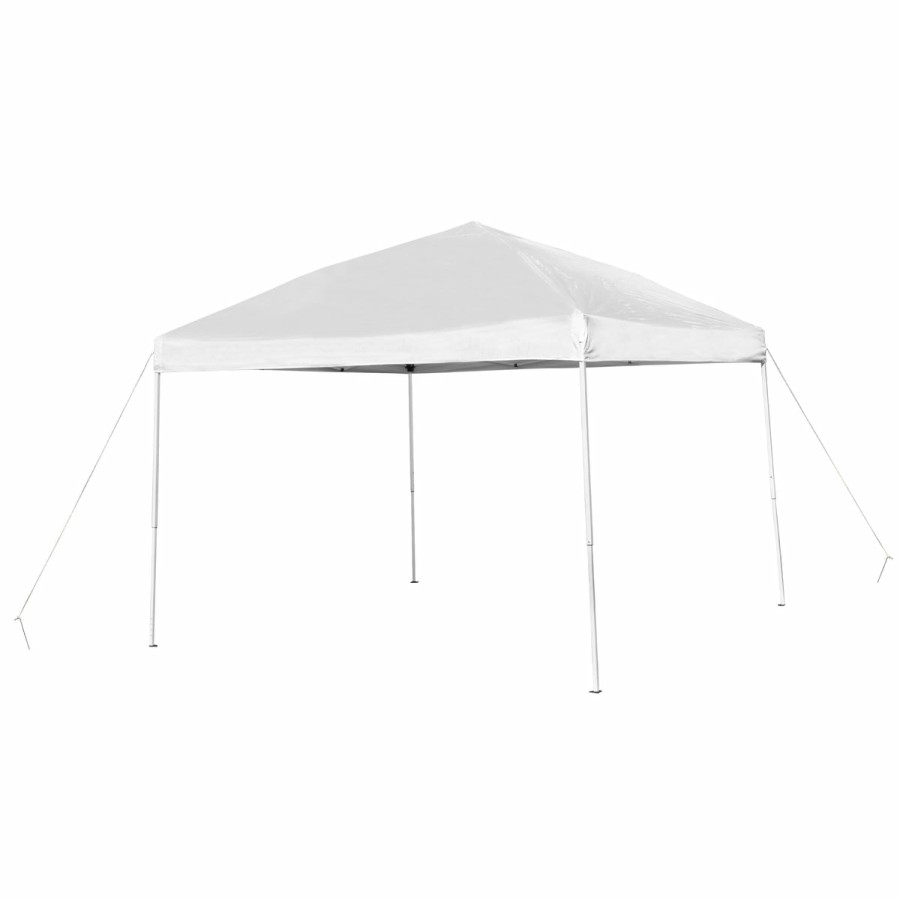 More FLASH | 10'X10' Outdoor Pop Up Event Slanted Leg Canopy Tent With Carry Bag