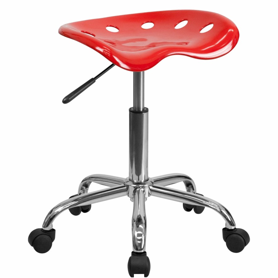 Office & Reception FLASH Drafting Stools | Vibrant Colored Tractor Stool