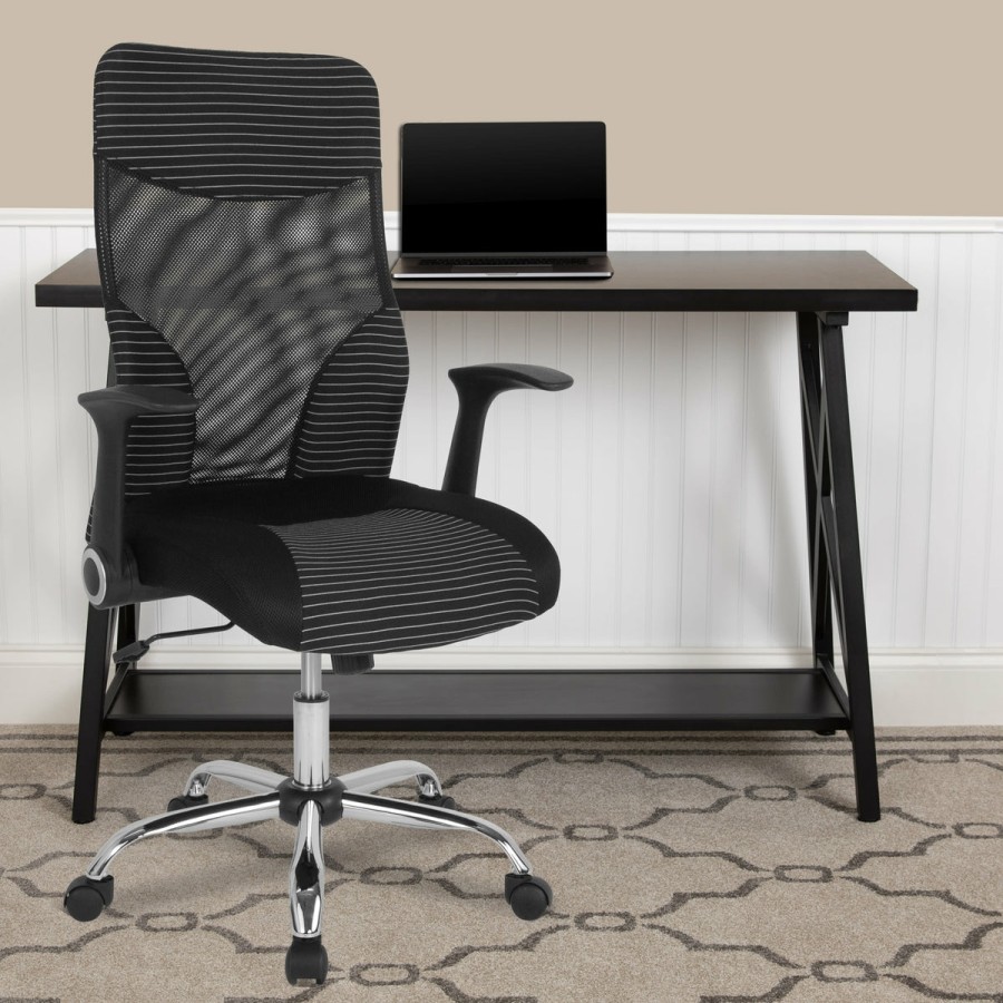 Office & Reception FLASH Executive Office Chairs | Milford High Back Office Chair With Contemporary Mesh Design