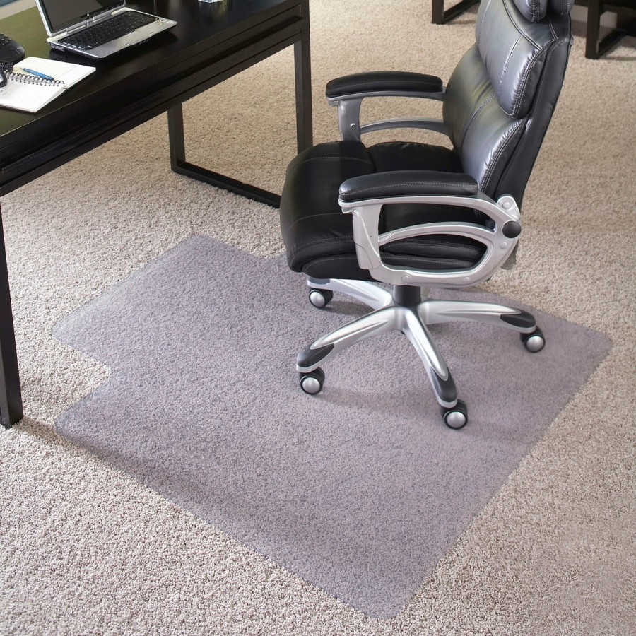 Office & Reception FLASH Office Chair Accessories | 36'' X 48'' Big & Tall 400 Lb. Capacity Carpet Chair Mat With Lip