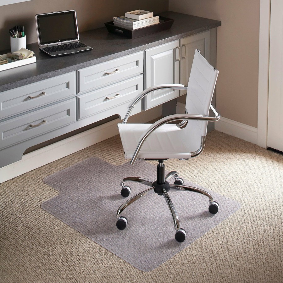 Office & Reception FLASH Office Chair Accessories | 45'' X 53'' Carpet Chair Mat With Lip