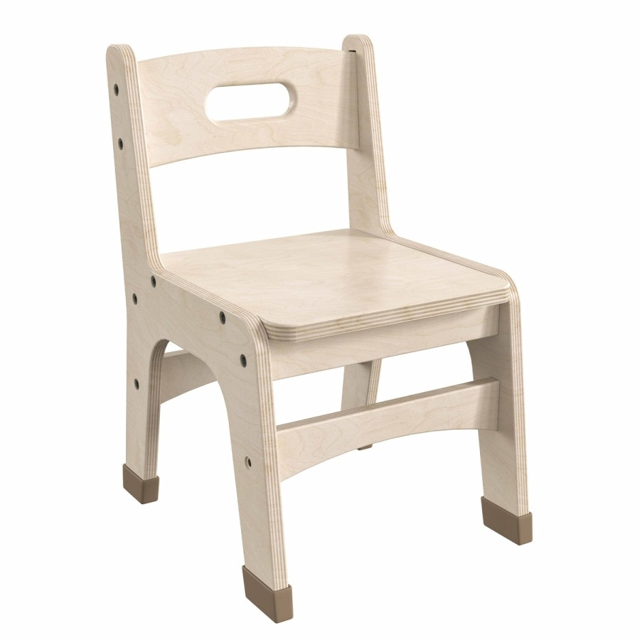 Classroom FLASH Wood Classroom Chairs | Bright Beginnings Set Of 2 Commercial Grade Wooden Classroom Chairs With Non-Slip Foot Caps And Built-In Carrying Handle