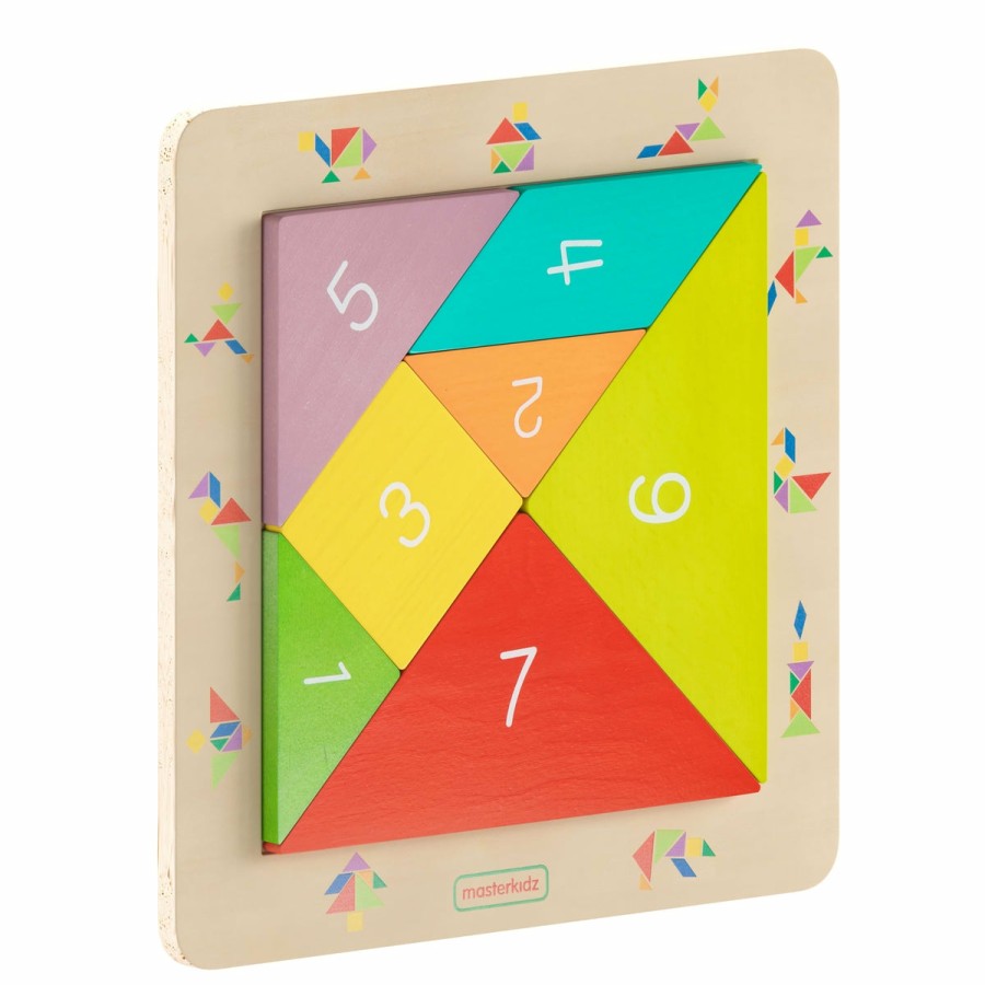 Classroom FLASH Puzzles & Art Activities | Bright Beginnings Commercial Grade Birch Plywood Stem Tangram Shape Building Learning Board