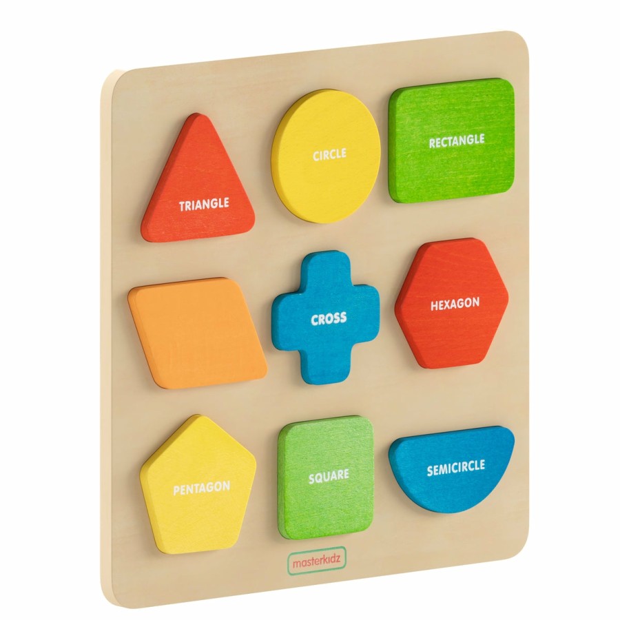 Classroom FLASH Puzzles & Art Activities | Bright Beginnings Commercial Grade Birch Plywood Stem Sorting Shapes And Colors Puzzle Board