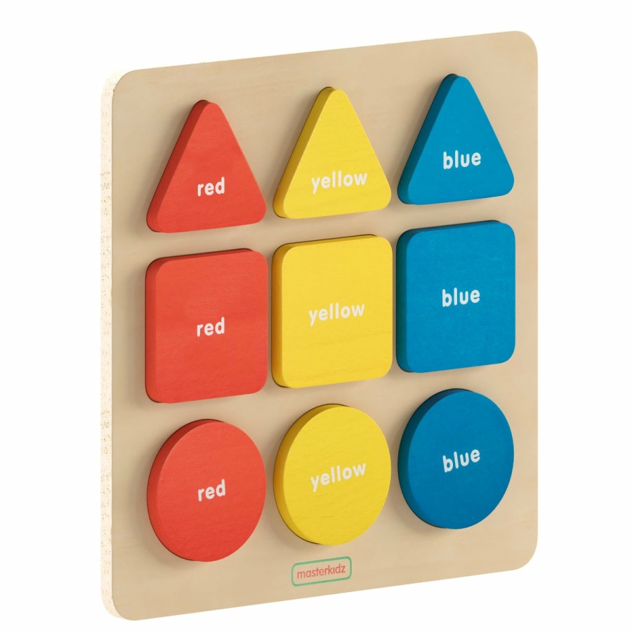 Classroom FLASH Puzzles & Art Activities | Bright Beginnings Commercial Grade Birch Plywood Stem Basic Shapes And Colors Puzzle Board