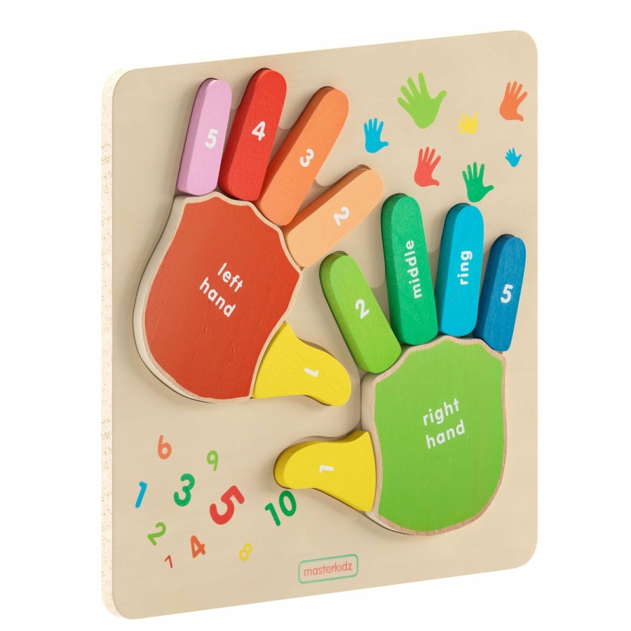 Classroom FLASH Puzzles & Art Activities | Bright Beginnings Commercial Grade Birch Plywood Stem Hand Counting Learning Puzzle Board