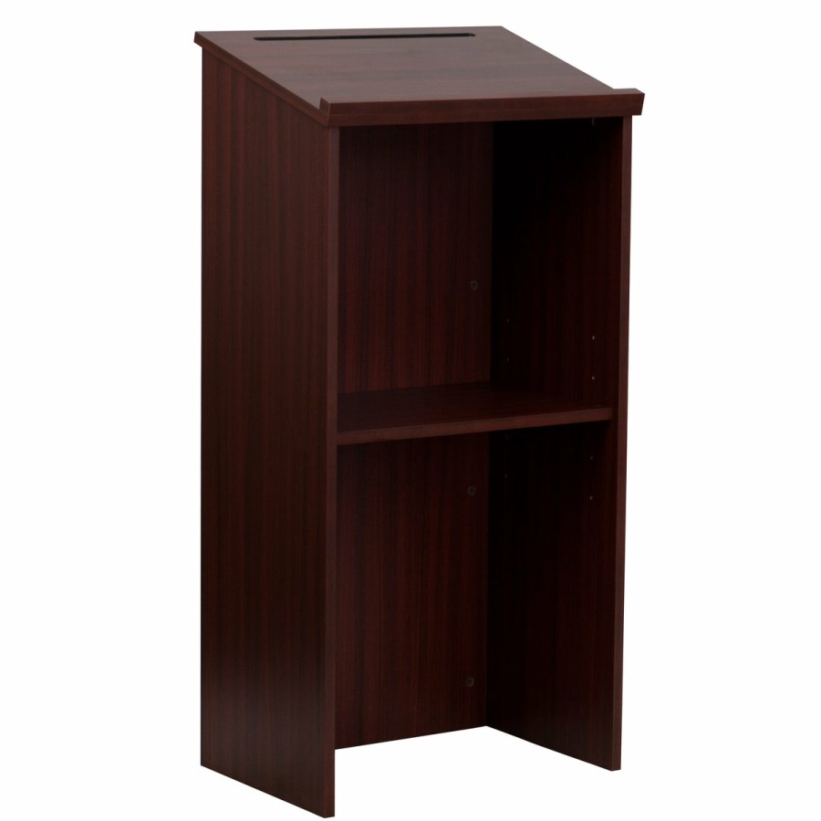 Classroom FLASH Lecterns & Podiums | Stand-Up Wood Lectern