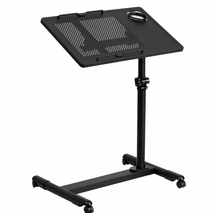 Office & Reception FLASH Desks | Adjustable Height Steel Mobile Computer Desk