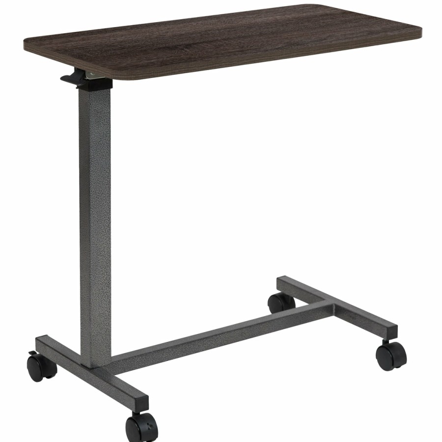 Office & Reception FLASH Medical Specialty Furniture | Adjustable Overbed Table With Wheels For Home And Hospital