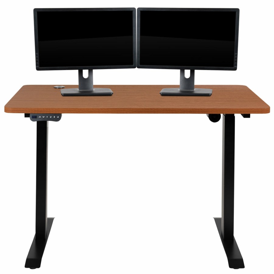 Office & Reception FLASH Desks | Electric Height Adjustable Standing Desk - Table Top 48" Wide - 24" Deep