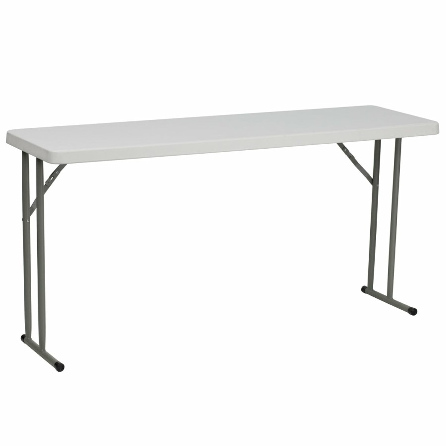 Folding & Event FLASH Plastic Folding Tables | 5-Foot Plastic Folding Training Table