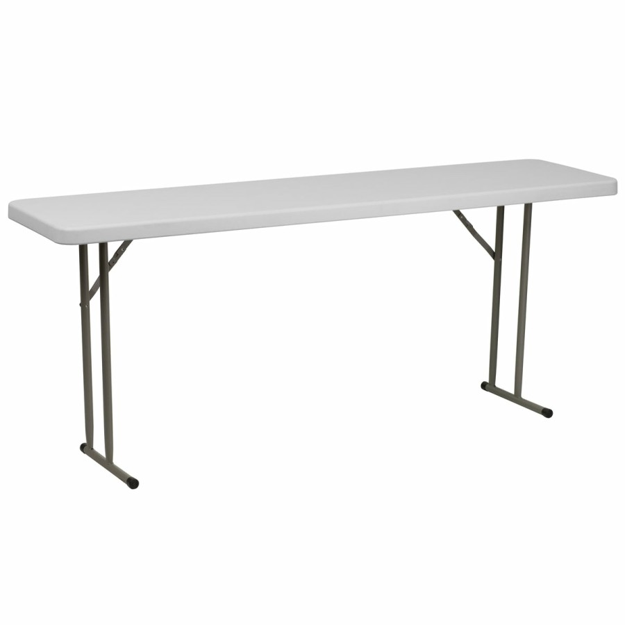 Folding & Event FLASH Plastic Folding Tables | 6-Foot Plastic Folding Training Table