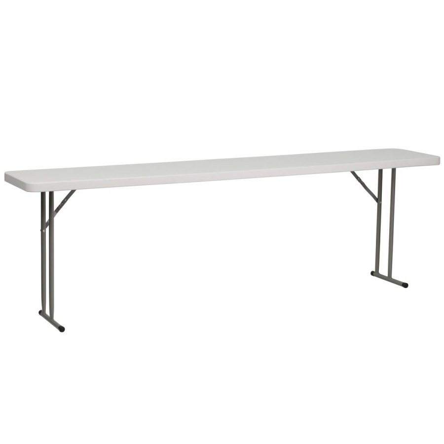 Folding & Event FLASH Plastic Folding Tables | 8-Foot Plastic Folding Training Table