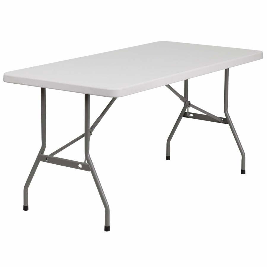 Folding & Event FLASH Plastic Folding Tables | 5-Foot Plastic Folding Table