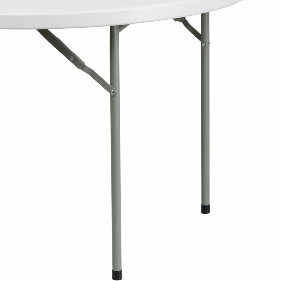 Folding & Event FLASH Plastic Folding Tables | 4-Foot Round Plastic Folding Table