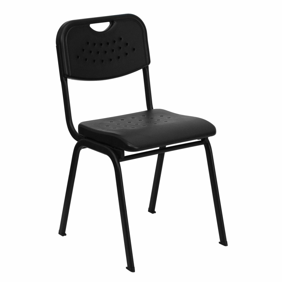 Classroom FLASH Plastic Stack & Student Chairs | Hercules Series 880 Lb. Capacity Plastic Stack Chair With Open Back