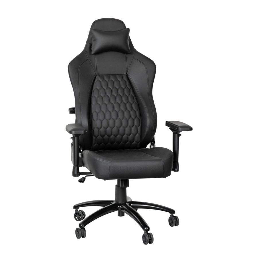 Office & Reception FLASH Gaming Desks & Chairs | Falco Ergonomic High Back Adjustable Gaming Chair With 4D Armrests, Headrest Pillow, And Adjustable Lumbar Support