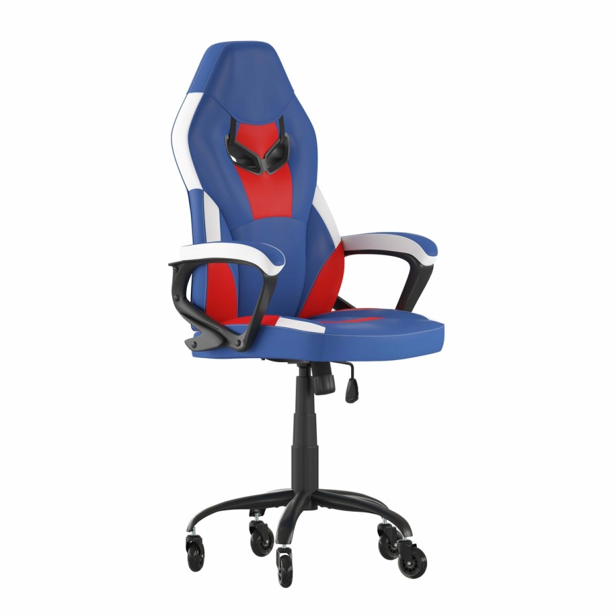 Office & Reception FLASH Gaming Desks & Chairs | Ergonomic Pc Office Computer Chair - Adjustable Designer Gaming Chair - 360° Swivel - Roller Wheels